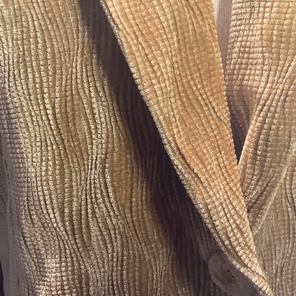 Mink Pink Arianna gold cut velvet one button, two pocket lined, blazer Med NWT - Picture 4 of 16